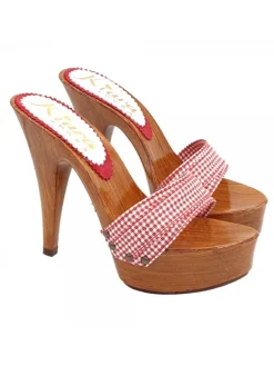 Kiara Shoes ZOCCOLI CON FASCIA ROSSA... Rosso Hot