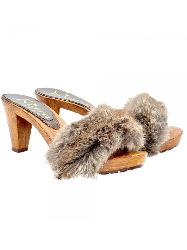 Kiara Shoes ZOCCOLI CON PELLICCIA E... Sale
