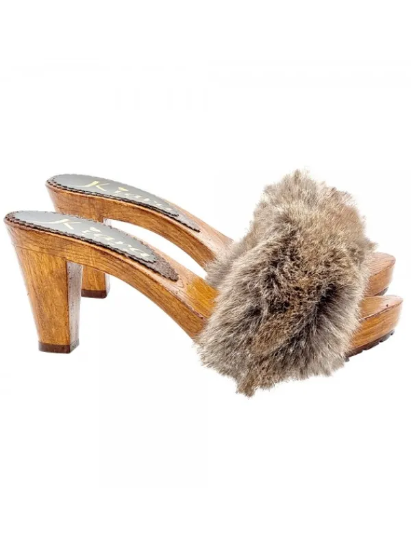 Kiara Shoes ZOCCOLI CON PELLICCIA E... Sale