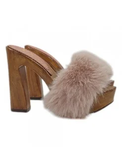 Kiara Shoes ZOCCOLI CON TACCO 12.5 CM |... Rosa Outlet