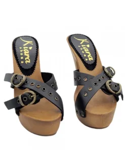 Kiara Shoes ZOCCOLI CON TACCO 13 CM E... Nero Best