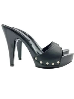 Kiara Shoes Zoccoli con tacco 11 e... Nero New