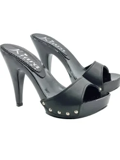 Kiara Shoes Zoccoli con tacco 11 e... Nero New