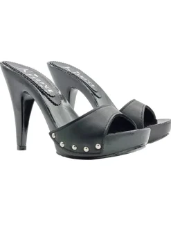 Kiara Shoes Zoccoli con tacco 11 e... Nero New