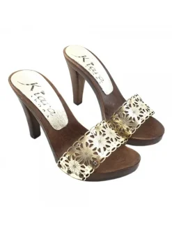 Kiara Shoes ZOCCOLI DA DONNA CON FASCIA... Oro Sale
