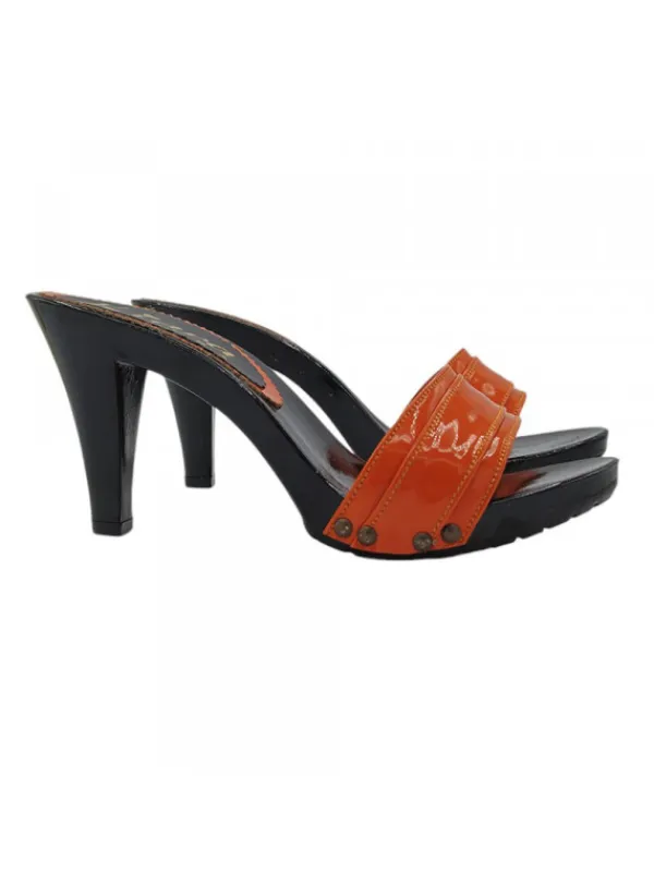 Kiara Shoes Zoccoli da donna con fascia... Arancione Online