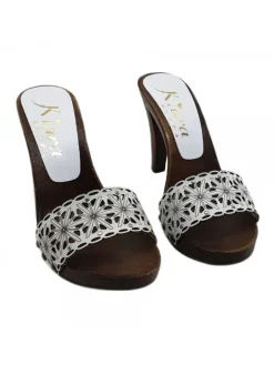 Kiara Shoes ZOCCOLI DA DONNA CON FASCIA... BIANCO Sale