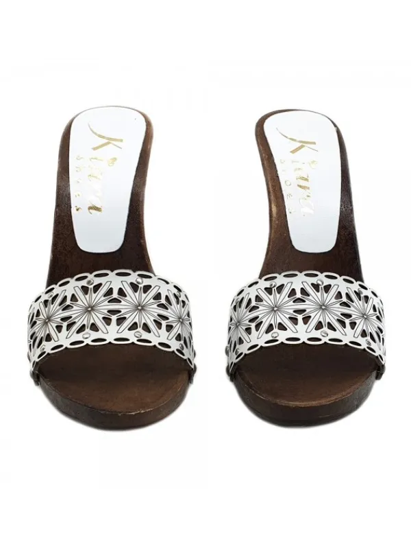 Kiara Shoes ZOCCOLI DA DONNA CON FASCIA... BIANCO Sale