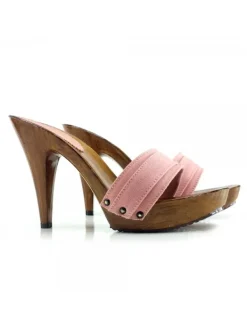 Kiara Shoes ZOCCOLI DA DONNA CON TACCO... Rosa Discount