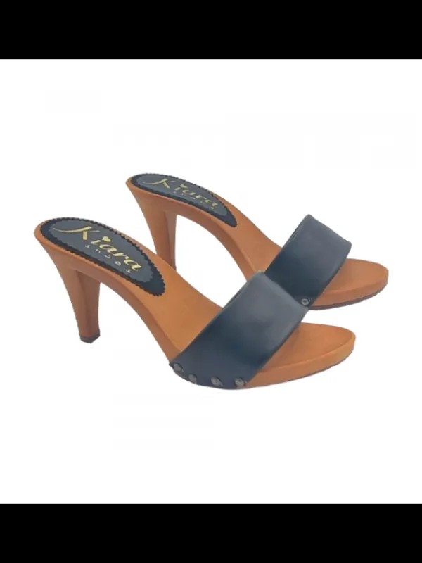 Kiara Shoes Zoccoli da donna tacco 9... Nero Sale