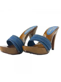 Kiara Shoes ZOCCOLI DENIM TACCO 11 Outlet