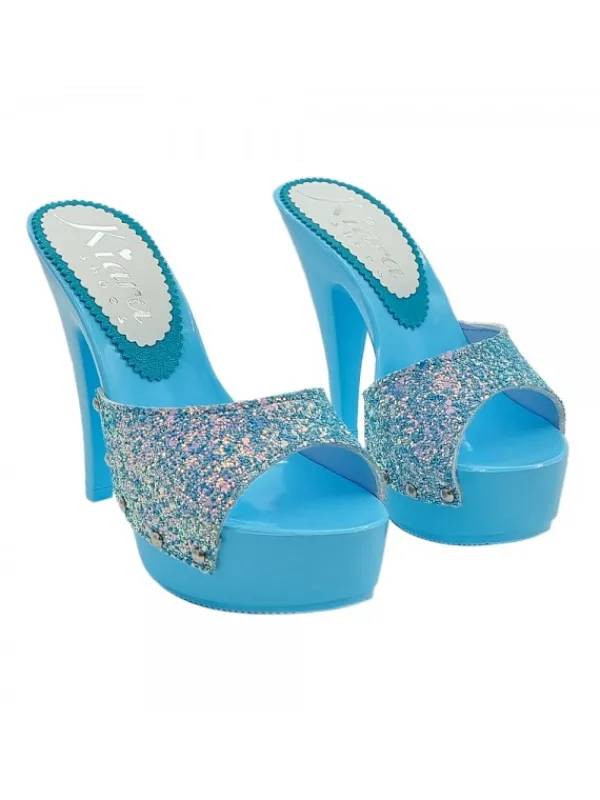 Kiara Shoes ZOCCOLI DONNA AZZURRI... Azzurro New