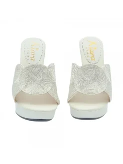 Kiara Shoes Zoccoli Donna BIANCHI... BIANCO Sale
