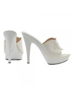 Kiara Shoes Zoccoli Donna BIANCHI... BIANCO Sale