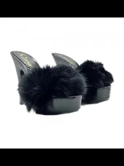 Kiara Shoes ZOCCOLI DONNA CON PELLICCIA... Nero Outlet