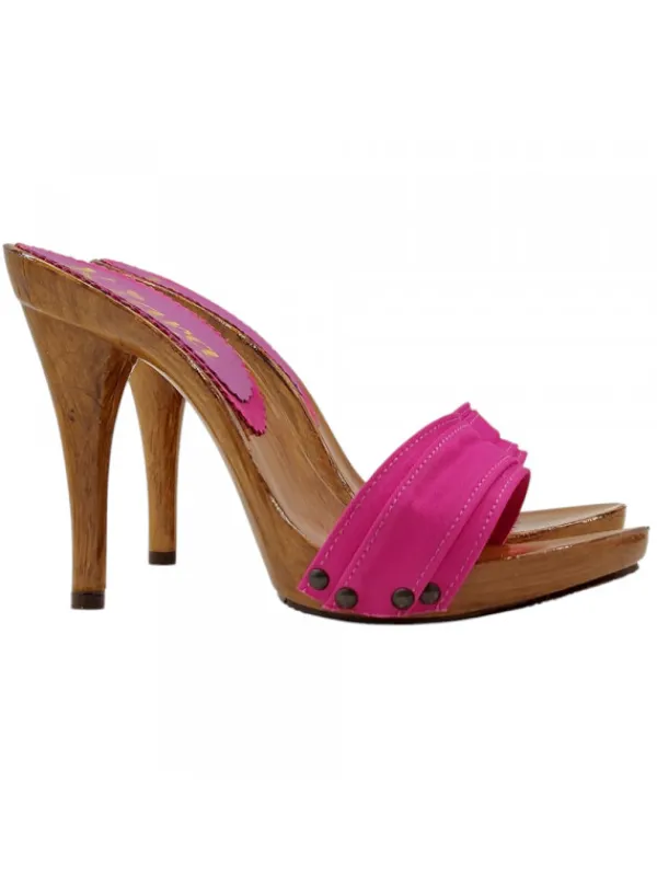 Kiara Shoes Zoccoli Donna Handmade... Fuxia Online