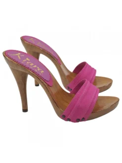 Kiara Shoes Zoccoli Donna Handmade... Fuxia Online