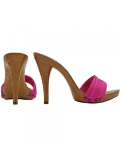Kiara Shoes Zoccoli Donna Handmade... Fuxia Online