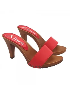 Kiara Shoes ZOCCOLI DONNA ROSSI TACCO... Rosso Online