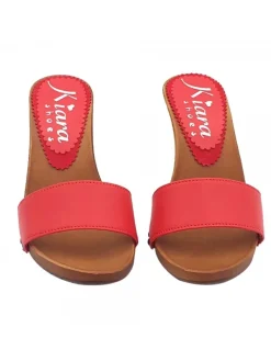 Kiara Shoes ZOCCOLI DONNA ROSSI TACCO... Rosso Online