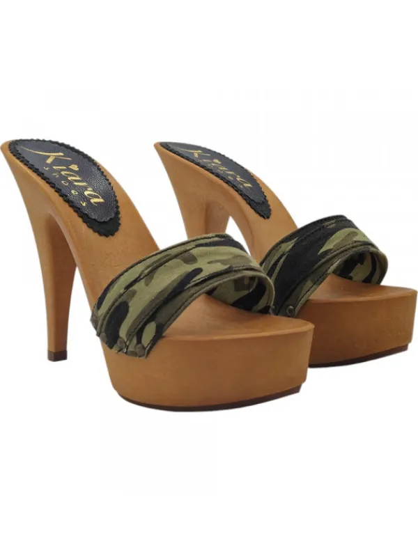 Kiara Shoes Zoccoli donna tacco 13cm |... Sale