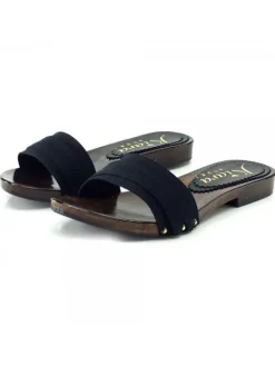 Kiara Shoes ZOCCOLI DOPPIA FASCIA NERA... Nero Hot