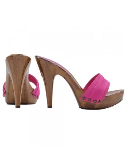Kiara Shoes Zoccoli Fucsia con Tacco 11... Fuxia Sale