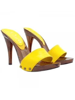 Kiara Shoes ZOCCOLI GIALLI CON FASCIA... Giallo Clearance