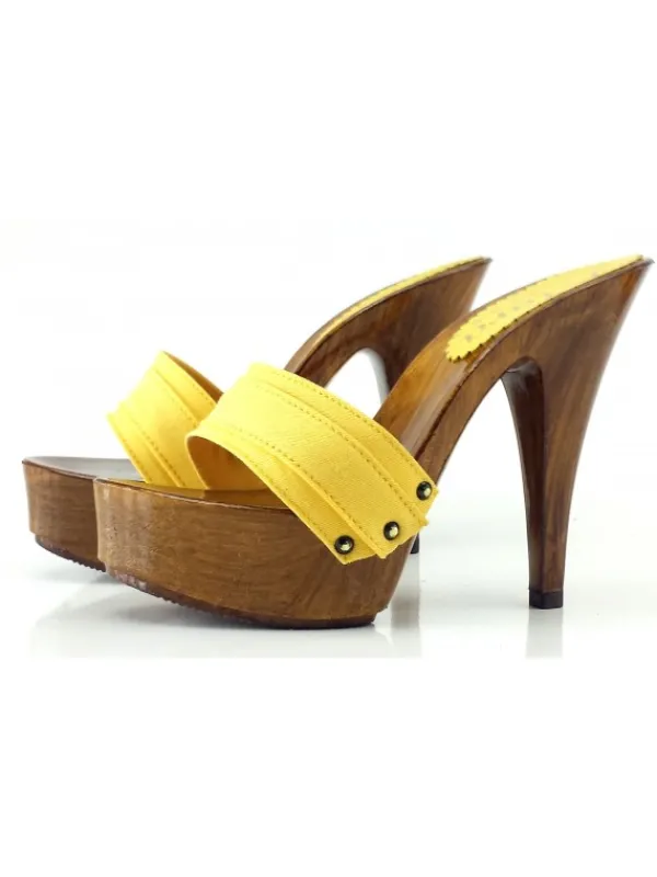 Kiara Shoes ZOCCOLI GIALLI-K9101 GIA Giallo Discount