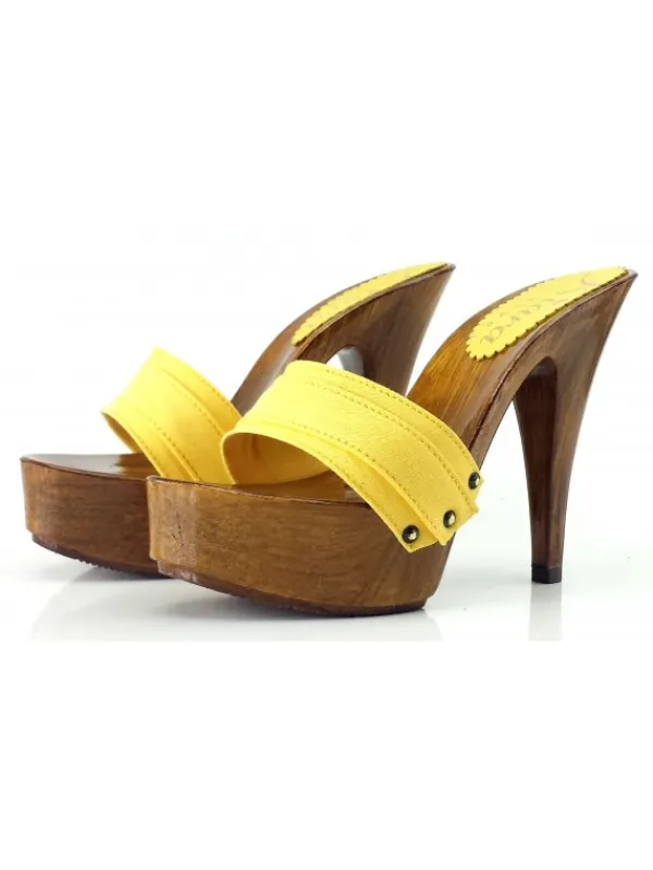 Kiara Shoes ZOCCOLI GIALLI-K9101 GIA Giallo Discount