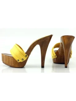 Kiara Shoes ZOCCOLI GIALLI-K9101 GIA Giallo Discount