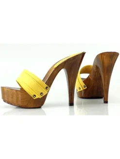 Kiara Shoes ZOCCOLI GIALLI-K9101 GIA Giallo Discount