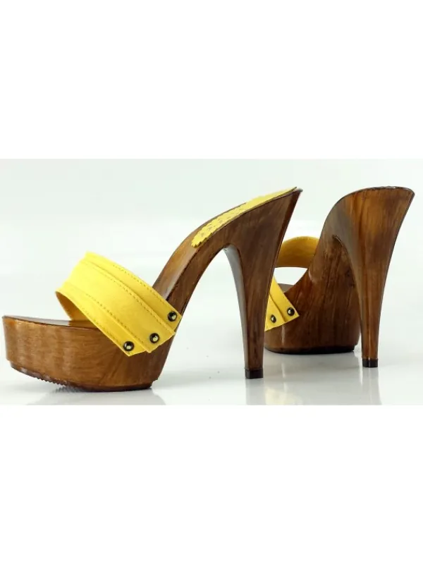 Kiara Shoes ZOCCOLI GIALLI-K9101 GIA Giallo Discount