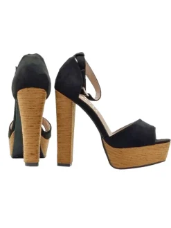 Kiara Shoes ZOCCOLI IN CAMOSCIO... Nero Discount