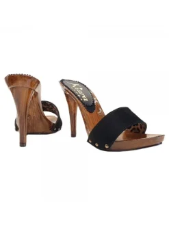 Kiara Shoes ZOCCOLI IN CAMOSCIO ... Nero Hot