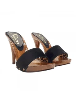 Kiara Shoes ZOCCOLI IN CAMOSCIO ... Nero Hot