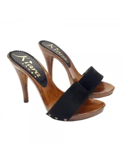 Kiara Shoes ZOCCOLI IN CAMOSCIO ... Nero Hot