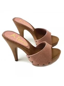 Kiara Shoes ZOCCOLI IN CAMOSCIO ... Rosa Discount