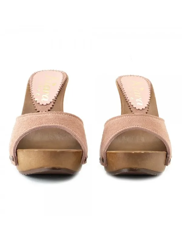 Kiara Shoes ZOCCOLI IN CAMOSCIO ... Rosa Discount