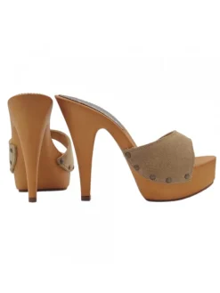 Kiara Shoes ZOCCOLI IN CAMOSCIO E... Taupe Sale