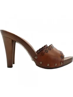 Kiara Shoes ZOCCOLI IN CUOIO TACCO 11 Clearance
