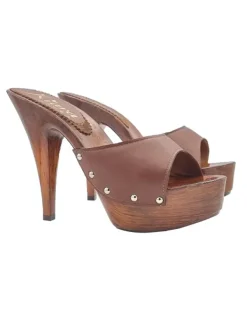 Kiara Shoes ZOCCOLI IN PELLE ... Marrone Best