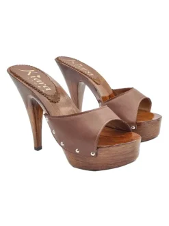 Kiara Shoes ZOCCOLI IN PELLE ... Marrone Best