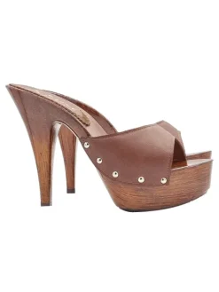 Kiara Shoes ZOCCOLI IN PELLE ... Marrone Best