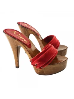 Kiara Shoes ZOCCOLI IN VELLUTO ... Rosso Best