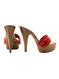 Kiara Shoes ZOCCOLI IN VELLUTO ... Rosso Best