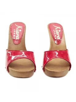 Kiara Shoes ZOCCOLI IN VERNICE ROSSA... Rosso Sale