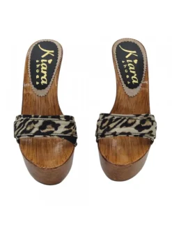 Kiara Shoes ZOCCOLI LEOPARDATI ALTI Outlet