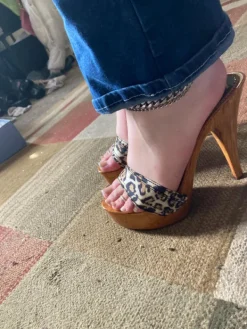 Kiara Shoes ZOCCOLI LEOPARDATI ALTI Outlet
