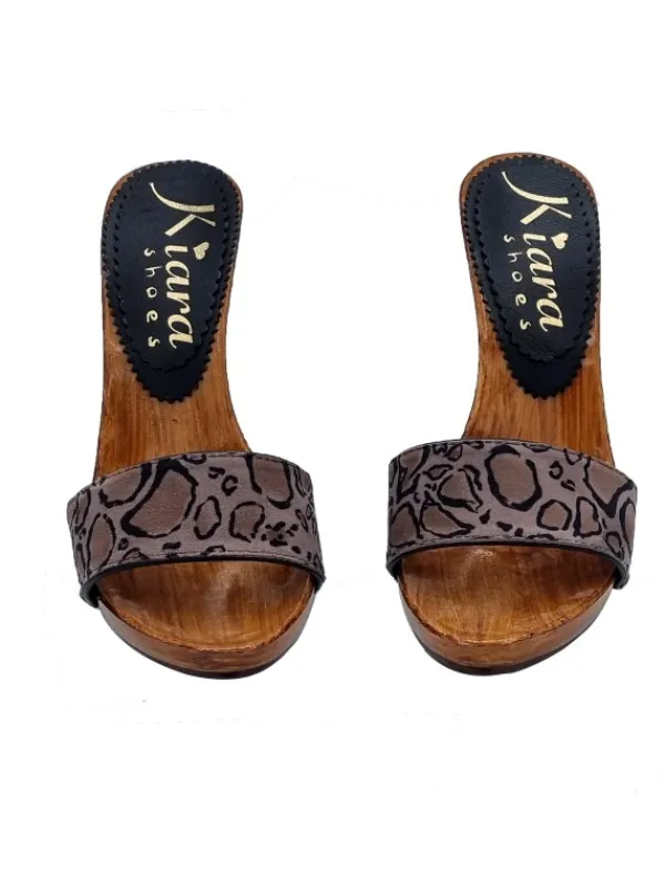 Kiara Shoes ZOCCOLI LEOPARDATI CON... Online